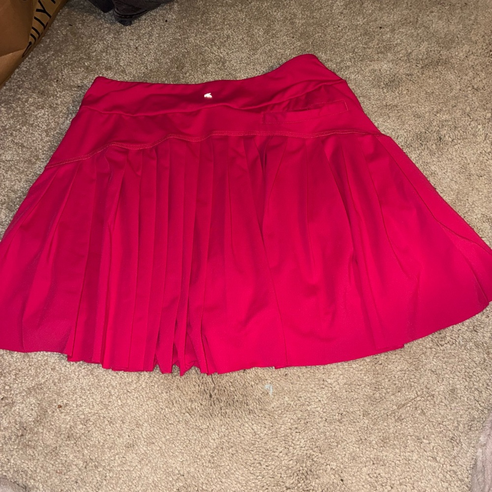 Pink athletic skirt!